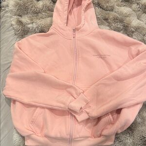 Comfrt Zip Up Pastel Collection Women's Pink Hoodie